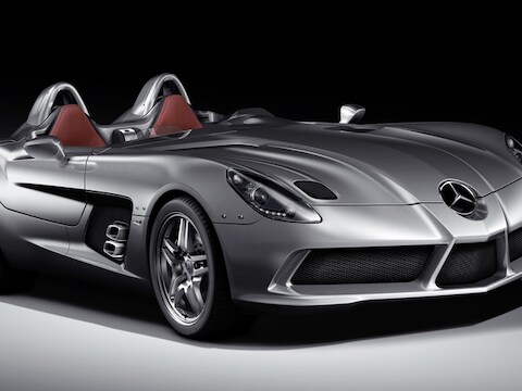 Van de Mercedes SLR Stirling Moss zijn slechts 75 exemplaren gemaakt.