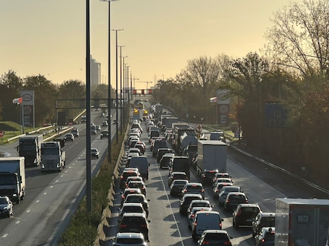 Illustratiebeeld van de E40 in Drongen.