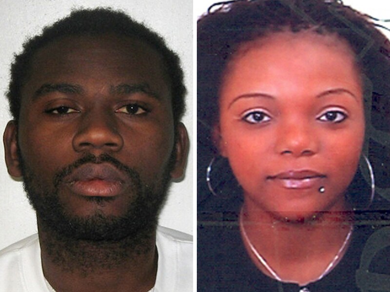 De 29-jarige Magalie Bamu (rechts) en haar 28-jarige partner Eric Bikubi.