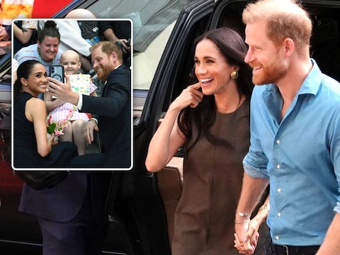Harry en Meghan in Melbourne.