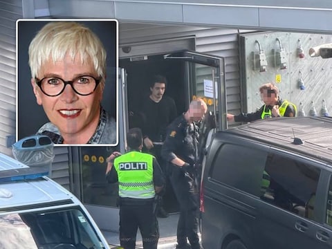 Makaveli Lindén (27) bij zijn overlevering van België aan Noorwegen. Inzet: de vermoorde Duits-Mechelse Johanna Jostameling (58).