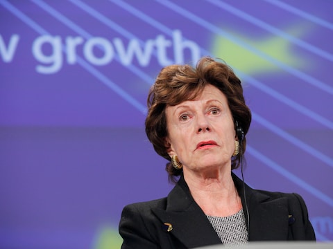 Eurocommissaris Neelie Kroes.