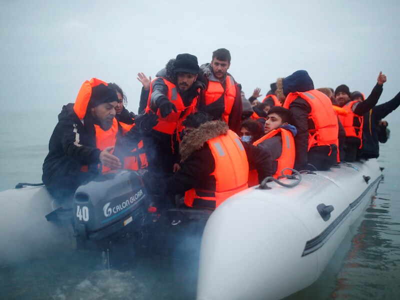 Recordaantal migranten stak vorig jaar illegaal het Kanaal over