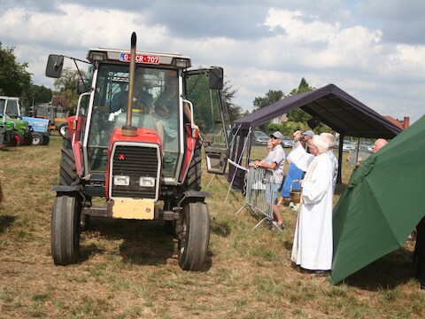 Archiefbeeld Hoevefeesten Lokeren (tractorwijding)