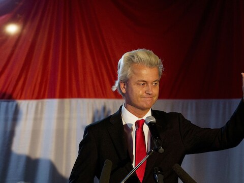PVV-leider Geert Wilders.