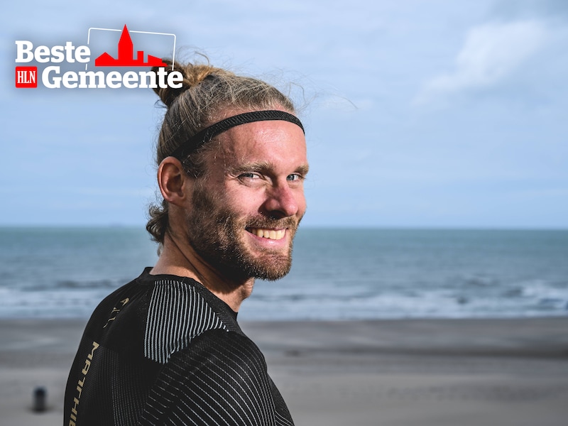 Ultrasporter Matthieu Bonne in zijn thuisbasis Bredene