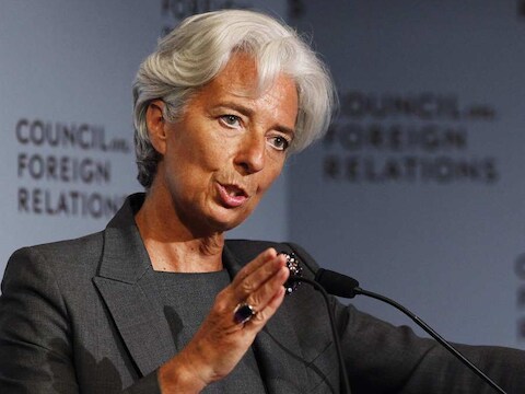 IMF-topvrouw Christine Lagarde.
