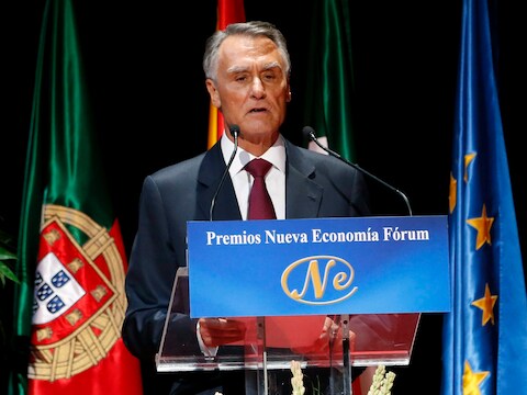 Anibal Cavaco Silva, de Portugese president.