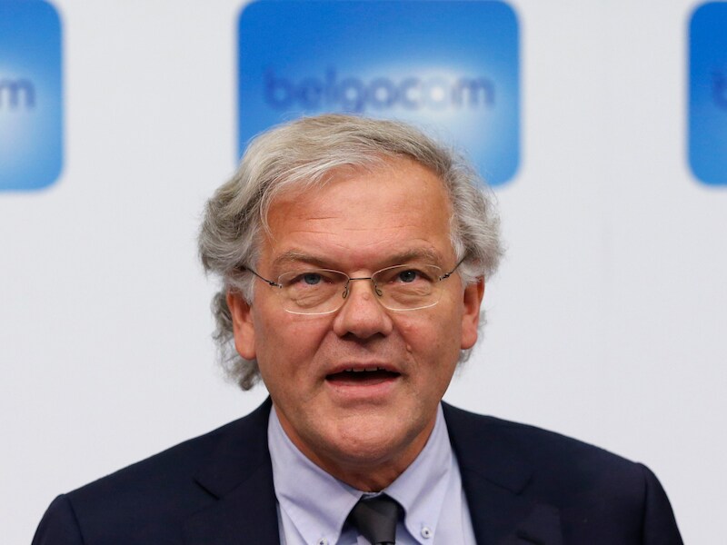 Stefaan De Clerck maakte vandaag zijn eerste publieke optreden als voorzitter van de raad van bestuur van Belgacom.