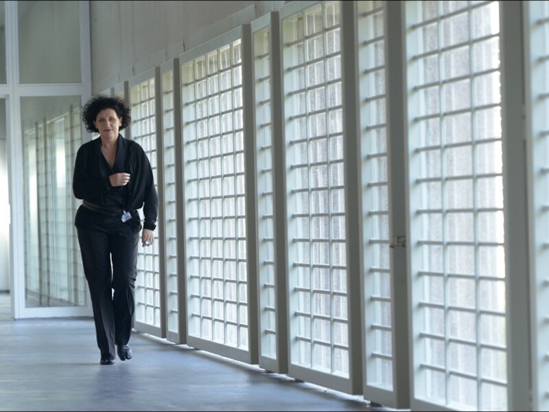 Justitieminister Annemie Turtelboom (Open Vld) in de gevangenis van Ittre.