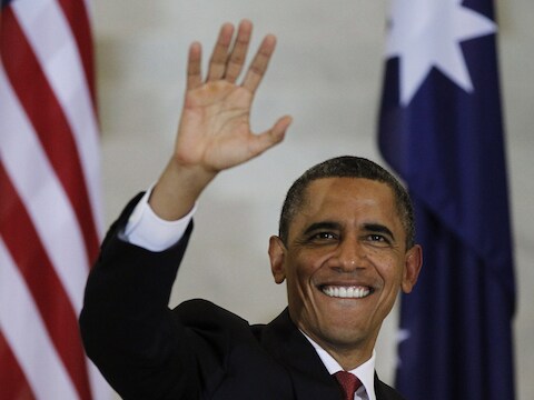 President Barack Obama is momenteel op werkbezoek in Australië.