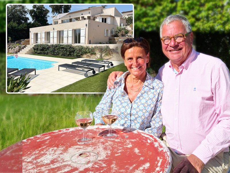 Frank (70) en Annick (64) renoveerden voor de tweede keer hun villa aan de Côte d’Azur: “Naar Franse normen was dit een wonder”