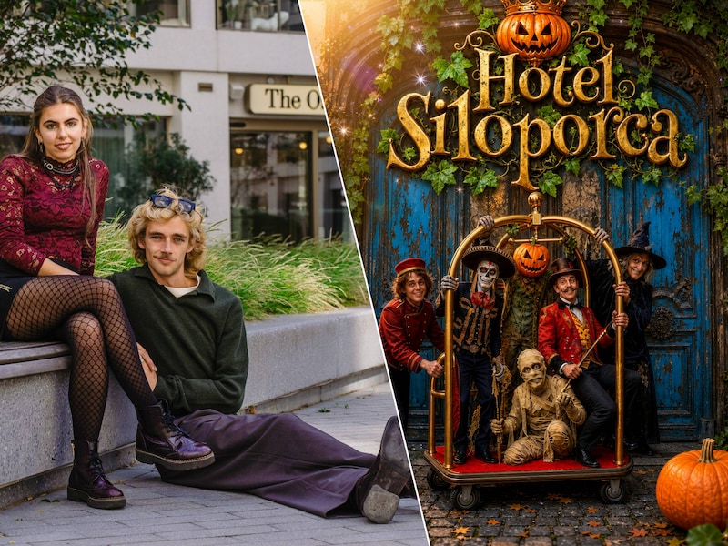Manou Schepens en Mil Sinaeve brengen het griezelverhaal VOLLE MAAN tot leven in Oostende.In Middelkerke kan je griezelen in hotel Siloporca. 