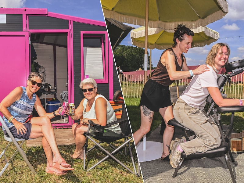 Van 1.284 euro voor een tweepersoonstent tot 5.277 euro voor privébadkamer met porseleinen troon: dit is The Hive Resort op Rock Werchter