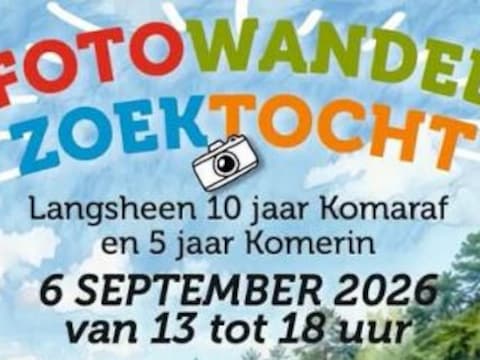 De zoektocht leidt de wandelaars langs speciale plekken voor de welzijnsschakel.
