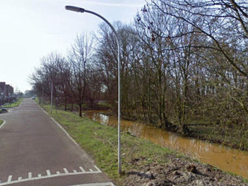 De plaats van het drama: de Oude Klapwijkseweg in Pijnacker