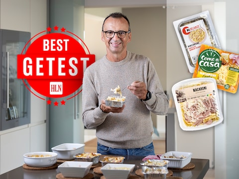 Chef Luc Bellings proeft macaroni met ham en kaas