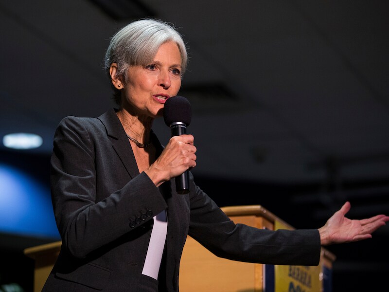 De Groene presidentskandidate Jill Stein.