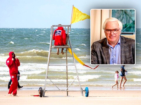Het wordt elk jaar moeilijker om voldoende strandredders te vinden. Inzet: gouverneur Carl Decaluwé