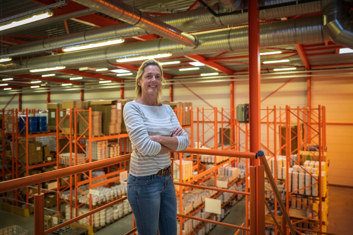 Gracy is verantwoordelijke voor het bedrijf.