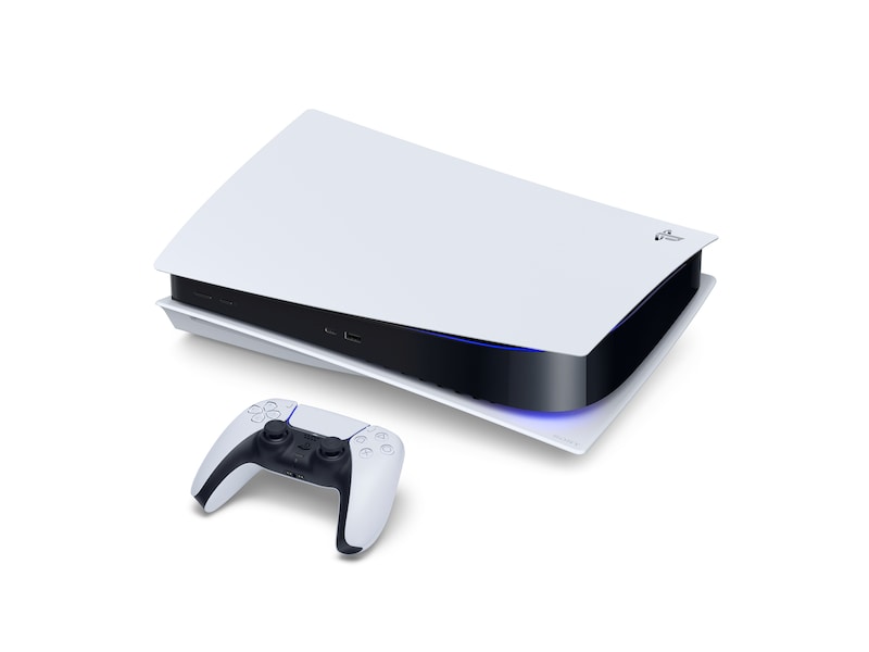 De PlayStation 5 en zijn nieuwe Dual Shock-controller.
