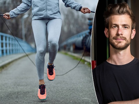 HLN-kinesist Thijs Hertsens deelt een sportschema om touwtjespringen veilig op te bouwen. 