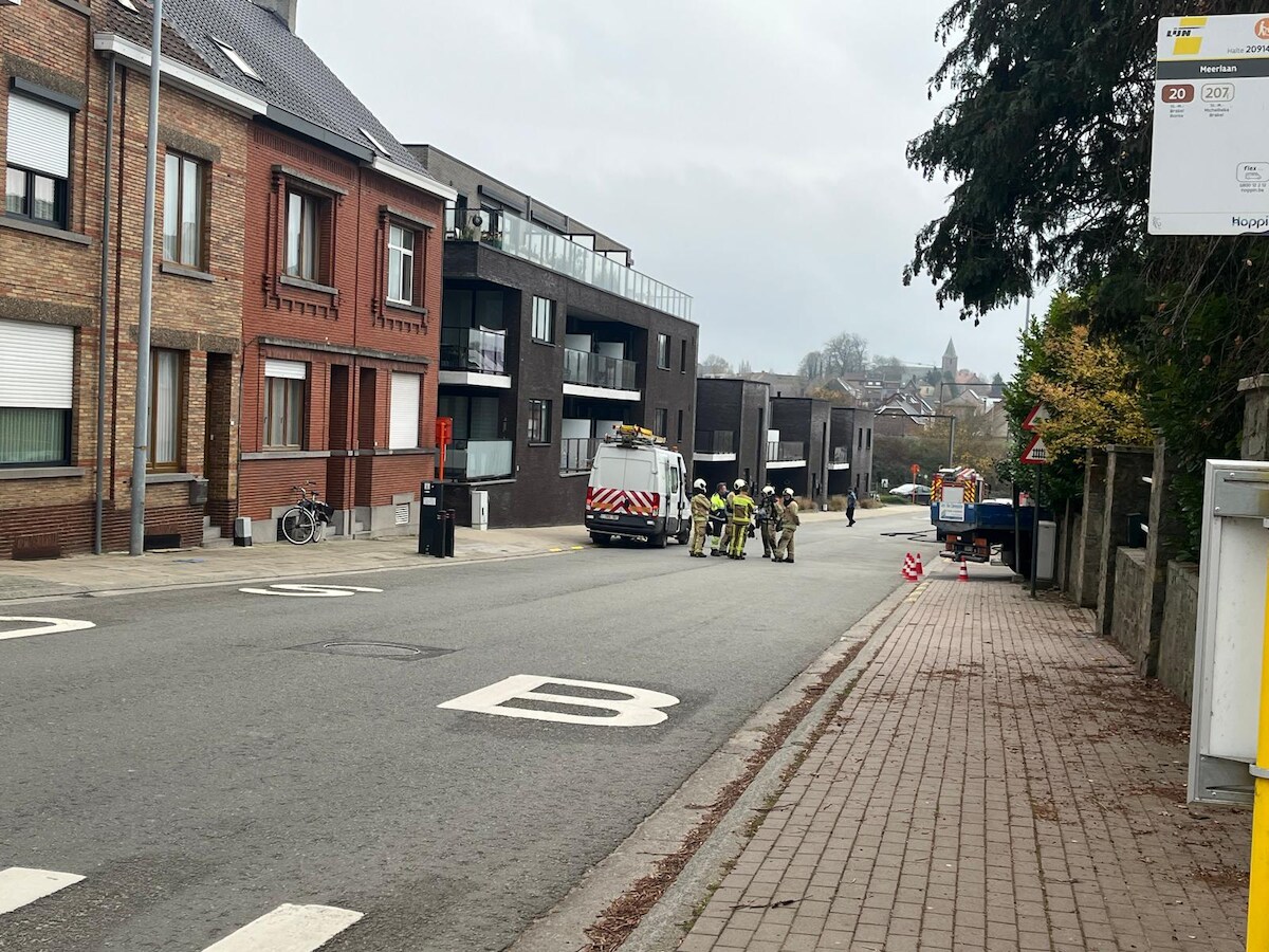 Gaslek door verbouwingswerken aan woning in Meerlaan | Foto | hln.be