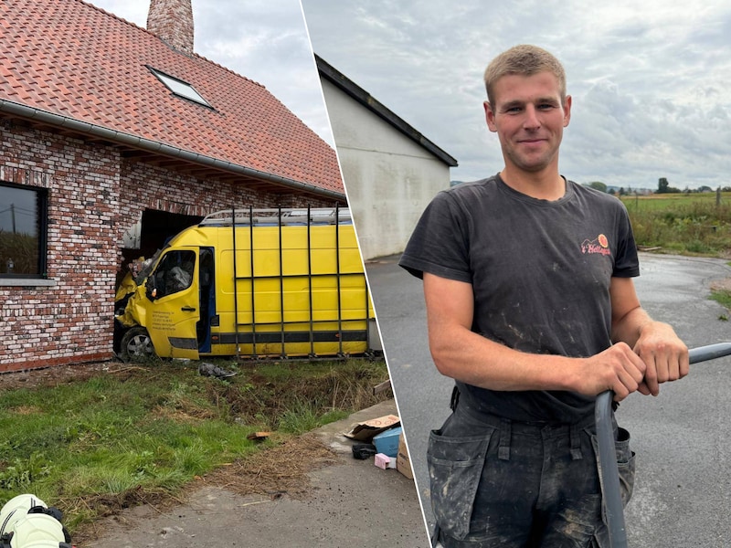 Bestelwagen knalt in woning in aanbouw in Reningelst: “Er moet hier iets veranderen”