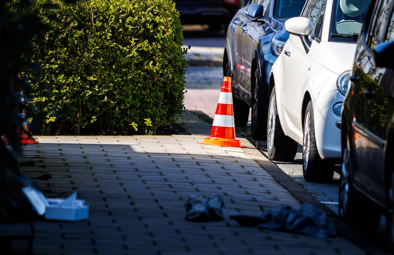 De plaats waar de man werd neergeschoten
