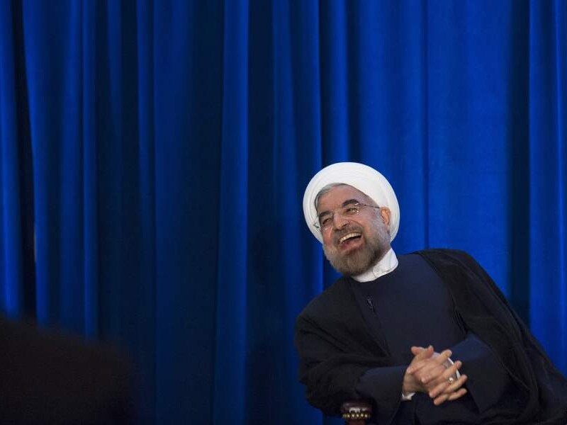 De Iraanse president Hassan Rohani.