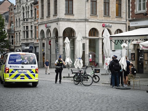 De politie kwam ter plaatse. 
