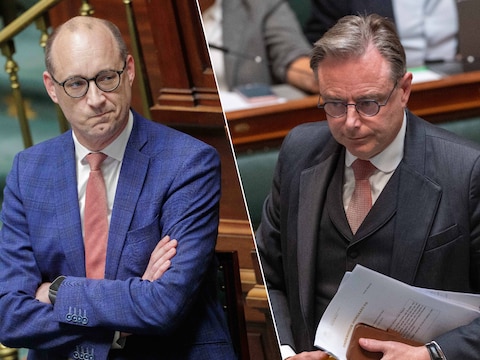 Minister van Begroting Vincent Van Peteghem en premier Bart De Wever moeten op zoek naar 6,7 miljard euro om de begroting op orde te krijgen.
