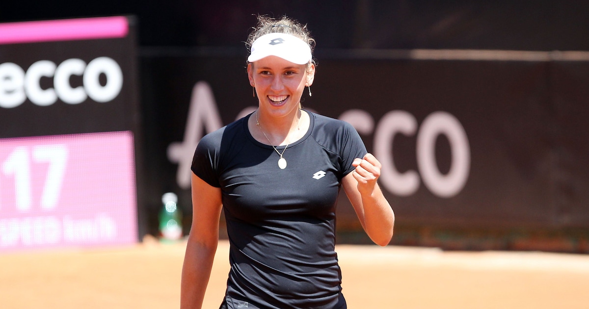 Elise Mertens verslaat Alison Van Uytvanck in Belgische onderonsje in ...