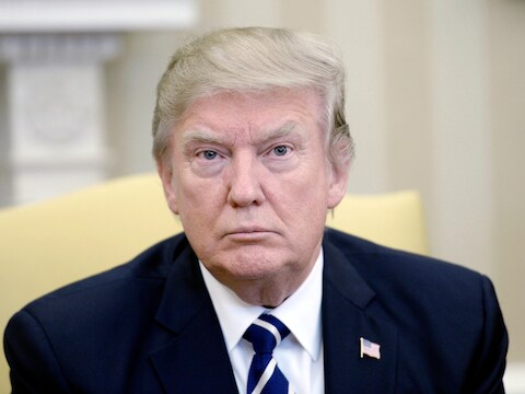 De Amerikaanse president heeft 73.466 euro aan National Park Service gedoneerd.