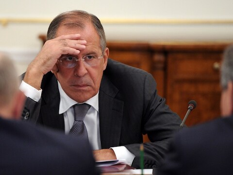 De Russische buitenlandminister Sergej Lavrov ontmoet vandaag in Genève zijn Amerikaanse ambtgenoot John Kerry.