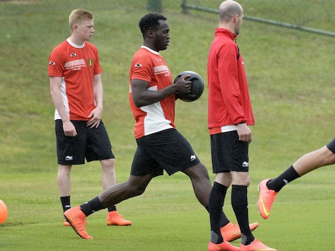 Lukaku werkte de preventietraining probleemloos af.