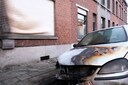 De aanslag in de Kerkhoflei veroorzaakte veel schade aan twee gevels en twee geparkeerde voertuigen.