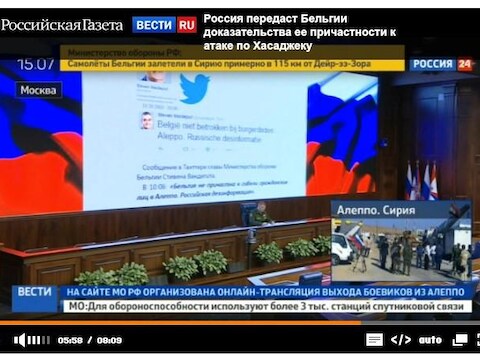 Ook de tweet van minister van Defensie Steven Vandeput kwam tijdens de persconferentie ter sprake.