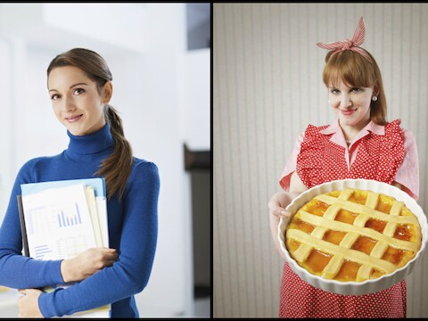 Meerderheid van de Britse vrouwen hunkert stiekem naar een leven als huisvrouw.