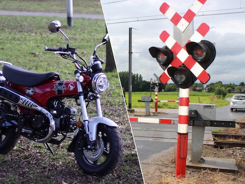Een jongeman (23) uit Lichtervelde had zijn Honda Dax opgevoerd, tot minstens 99 kilomter per uur. Een vrouw werd veroordeeld door de Brugse politierechtbank omdat ze nog snel een overweg in Tielt wilde oversteken, ook al stonden de lichten al op rood.