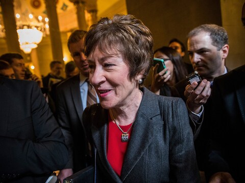 Susan Collins, de vrouw die het comité oprichtte.