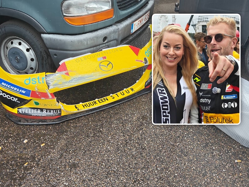 Nadat teamgenoot brokken maakt met racewagen, komt Ruben Van Gucht pas morgen aan de beurt tijdens 24 uur van Zolder