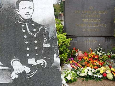 Léon Trésignies / Het gedenkteken voor Léon Trésignies.
