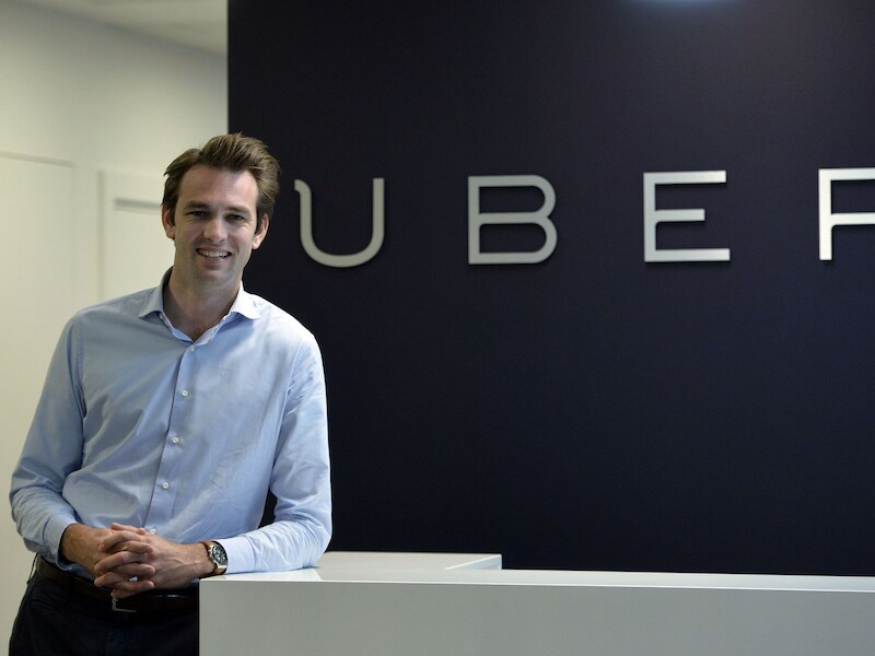 Thibaud Simphal, algemeen directeur van Uber Frankrijk, is een van de twee topmannen die werden opgepakt.