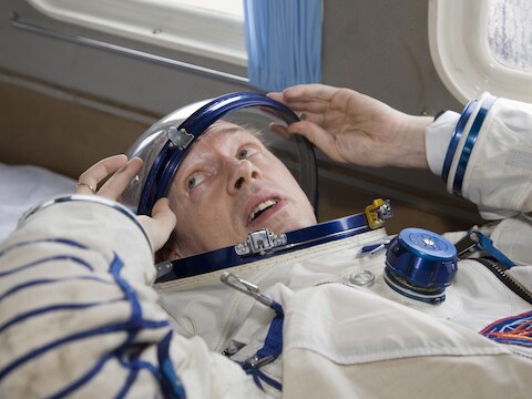 Ook de Belg Frank De Winne verbleef lange tijd aan boord van het ISS.