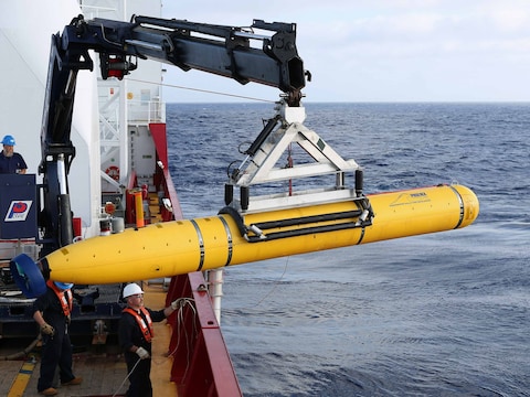 Zelfs met de hulp van een onbemande high-tech duikboot, de Bluefin-21, is er nog altijd geen wrak opgedoken.