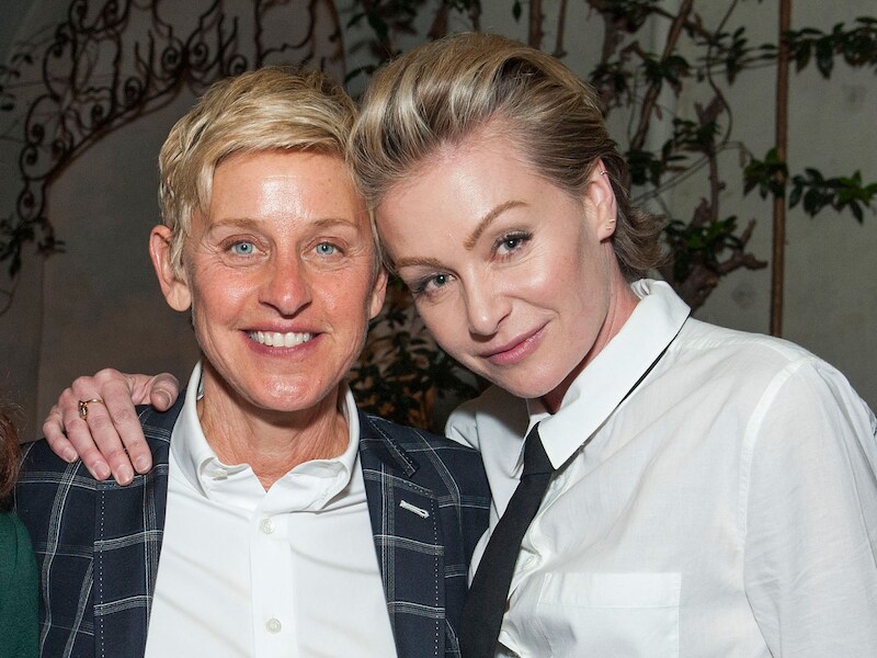Ellen DeGeneres en haar vrouw Portia de Rossi.