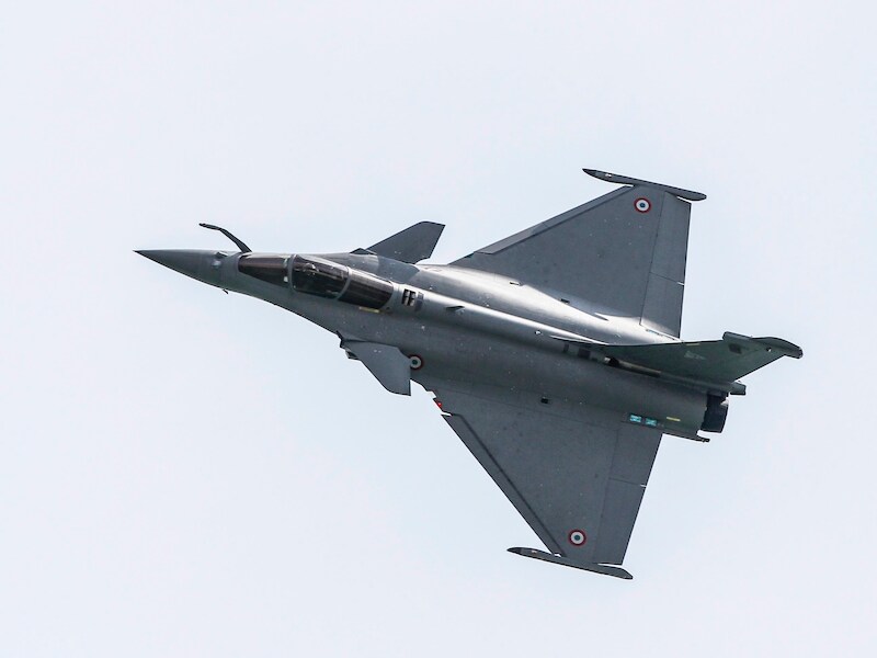 Een Franse Rafale-jet. Onze zuiderburen moesten recent ingrijpen tegen Russische toestellen, niet zover van het Belgische luchtruim.