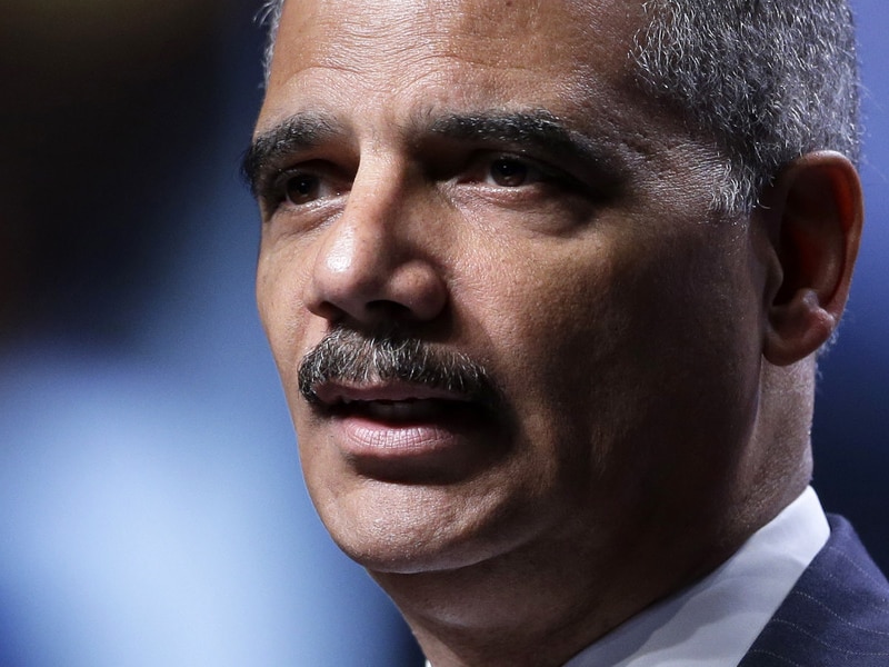 De Amerikaanse minister van Justitie Eric Holder.
