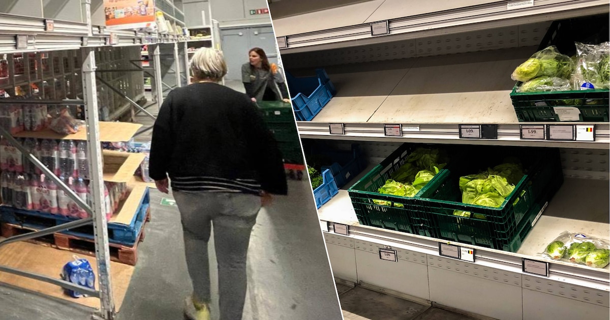 Steeds meer lege rekken in Albert Heijn, Colruyt en Delhaize door ...